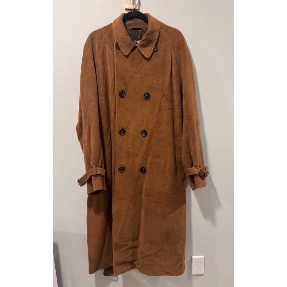 Jean Paul Gaultier Homme Mens Vintage Alpaca Wool Double Breasted Trench Coat 38 - Picture 3 of 16